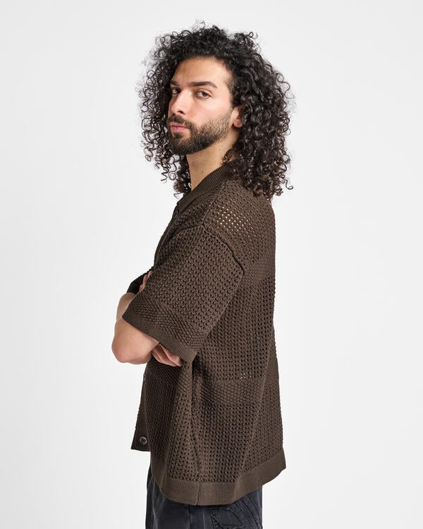 Obey ZACH SWEATER SHIRT | 151000122-WRN | AFEW STORE